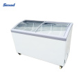 160L Supermarket Small Freezer Mini Ice Cream Display Chest Freezer